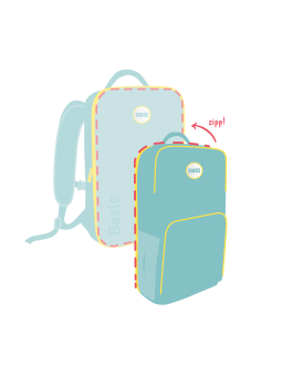 Rabauz der modulare Schulrucksack