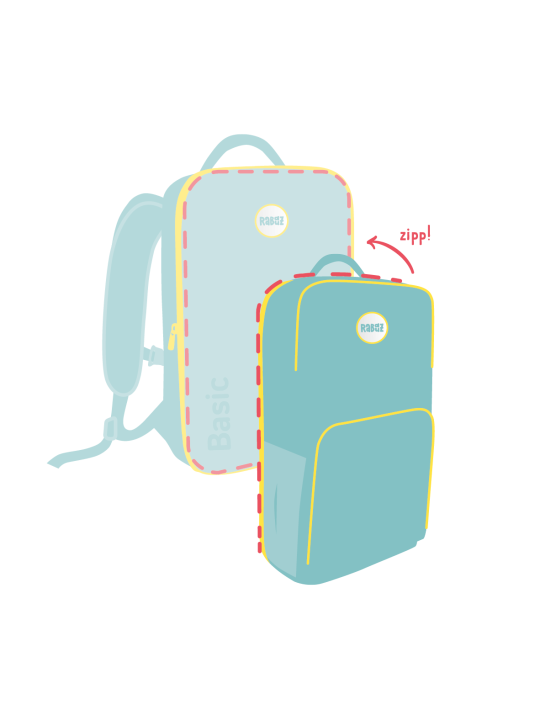 Rabauz der modulare Schulrucksack