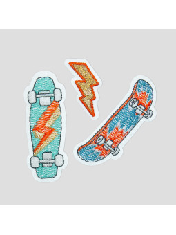 Rabauz Textilstickerset Skater Sunset