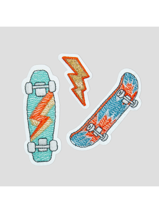 Rabauz Textilstickerset Skater Sunset