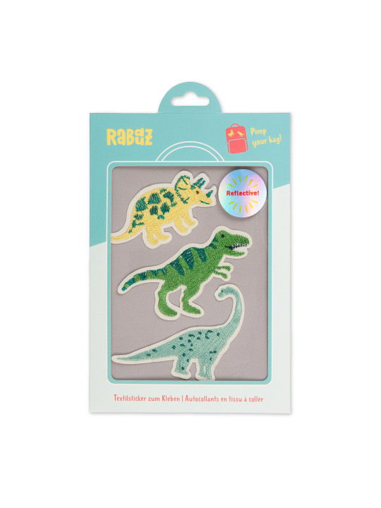 Rabauz Textilstickerset Dino Eden mit Verpackung