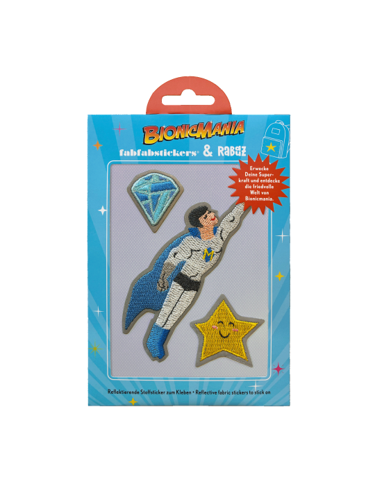 Rabauz Textilstickerset Bionicman