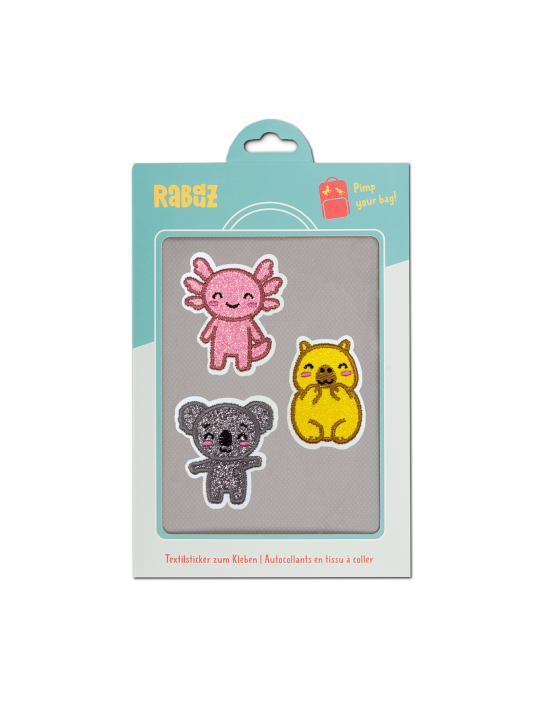 Rabauz Textilstickerset Azalea Kawaiis