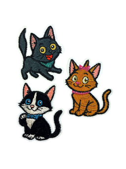 Rabauz Textilstickerset Blossom Cats