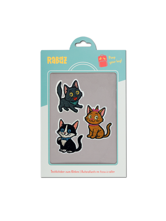 Rabauz Textilstickerset Blossom Cats