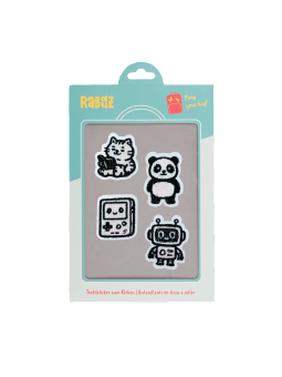 Rabauz Textilstickerset Unexplored Black&White