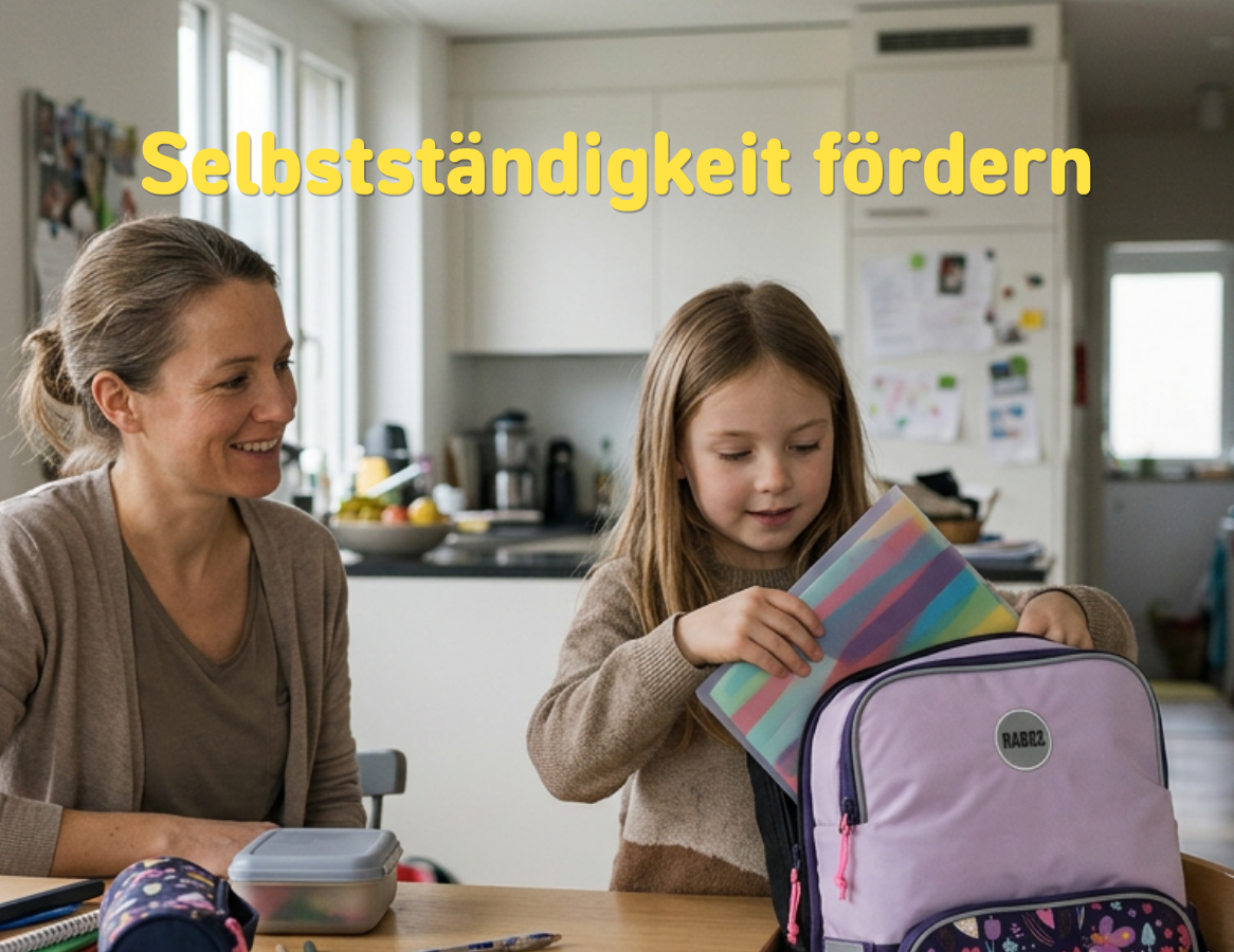 Eltern Kind Eigenständigkeit fördern
