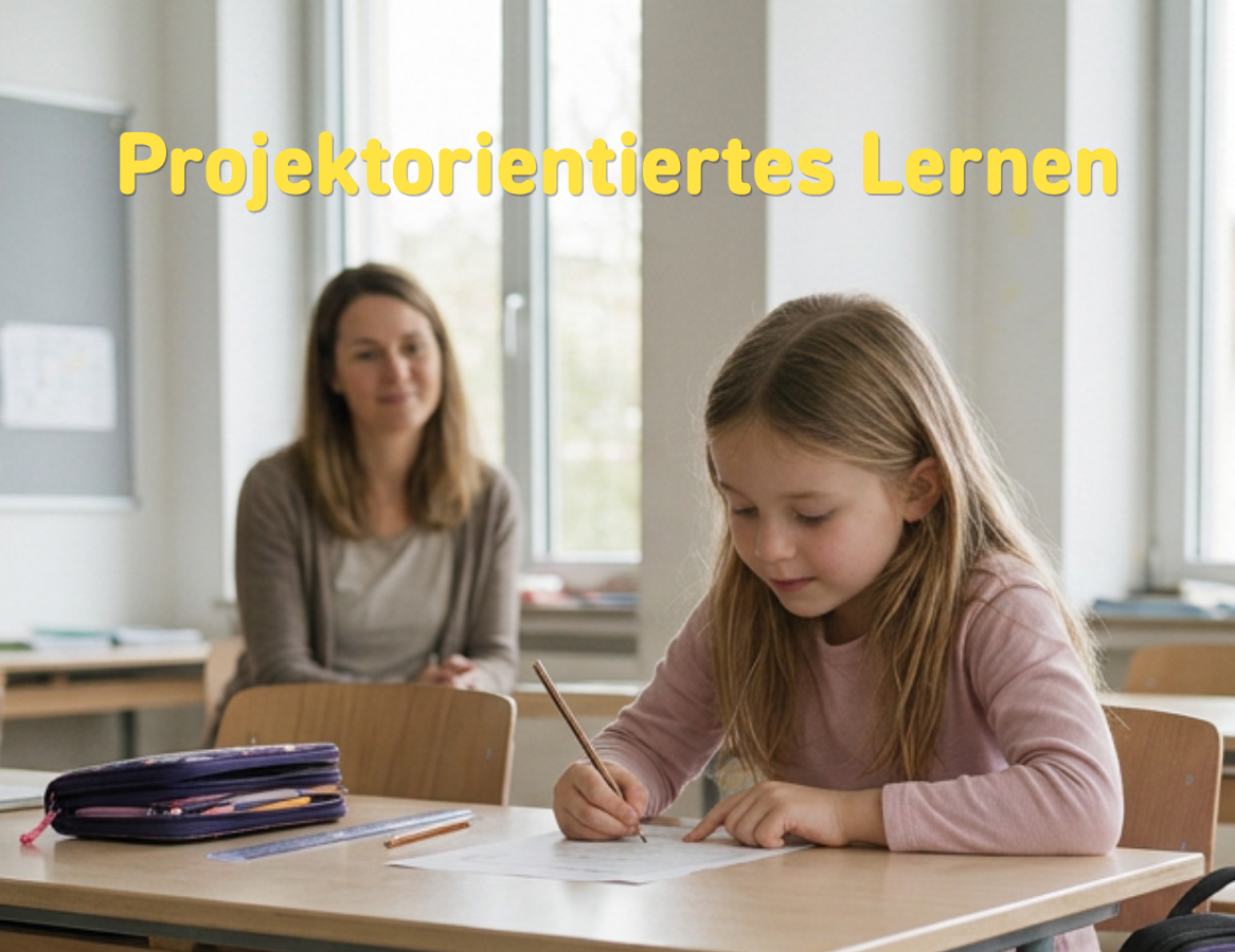Kind selbstständig lernen Schulalltag